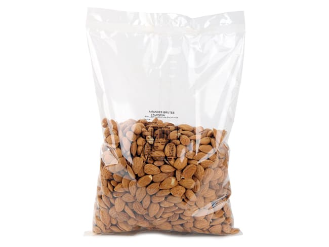 Whole Shelled Raw Almonds - 1kg