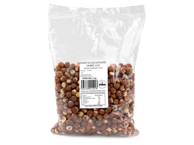 Whole Shelled Hazelnuts - 1kg