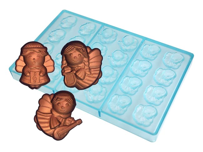 Chocolate Mould - 3 Angels - 24 Cavities