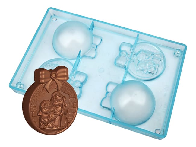 Chocolate Mould - Bauble Ornaments - 4 Cavities