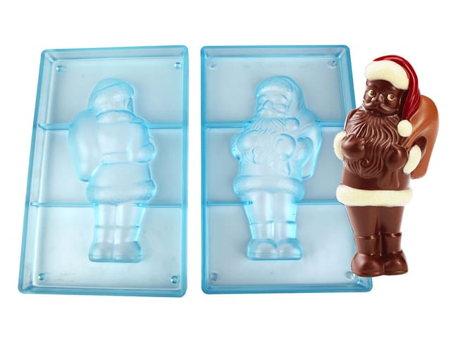 Chocolate Mould - Santa Claus - standing up with sack - ht 20,5cm
