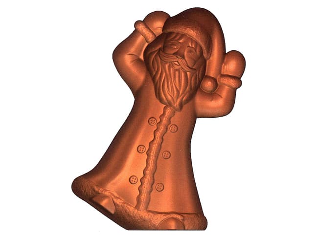 Chocolate Mould - Dancing Santa Claus