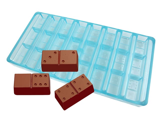 Chocolate Mould - 24 Dominoes - 27.5 x 13.5cm