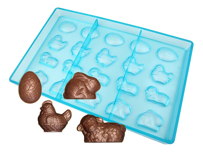 Chocolate Mould - Easter shapes - 20 cavities