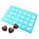 Heart Chocolate Mould - 27,5 x 17,5cm - 3,9 x 3,9cm