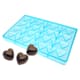 Heart Chocolate Mould - 27,5 x 17,5cm - 3,2 x 3,2cm