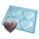 Chocolate Mould - Heart with Roses - 27,5 x 17,5cm