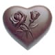 Chocolate Mould - Heart with Roses - 27,5 x 17,5cm