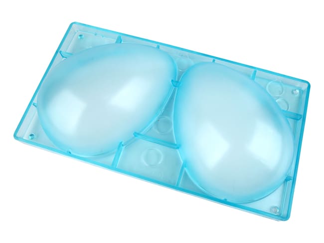 Plain Half Egg Mould - 2 cavities 20 x 14cm