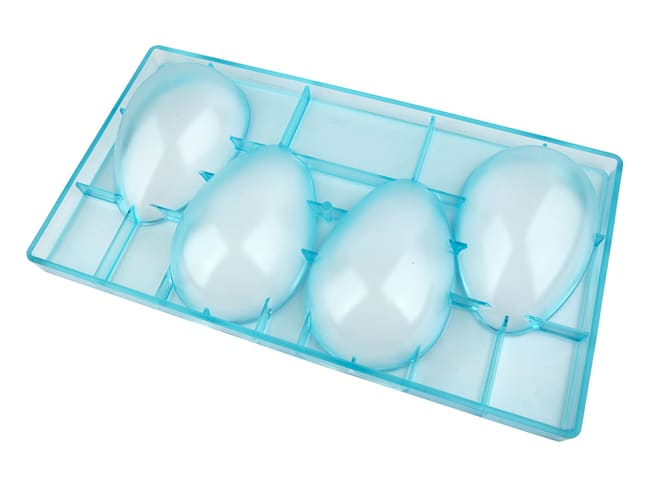 Plain Half Egg Mould - 4 cavities
