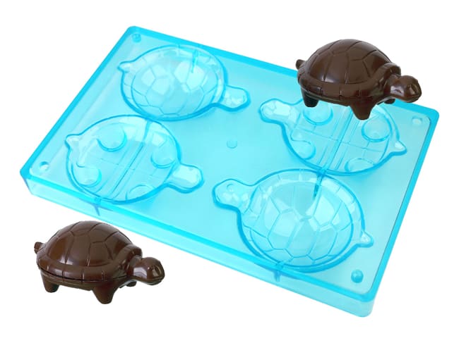 Chocolate Mould - Tortoise (4 cavities)