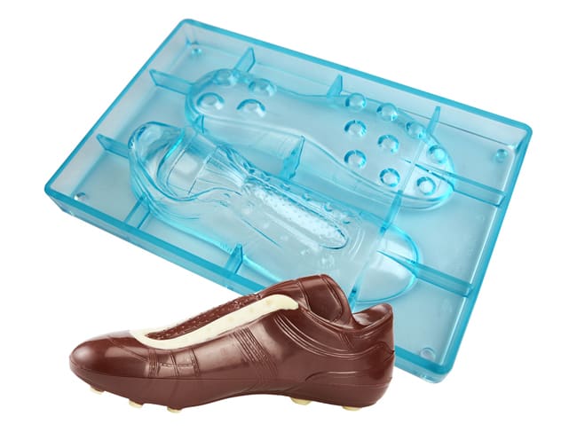 Chocolate Polycarbonate Mould - Soccer shoe - 27,5 x 17,5cm