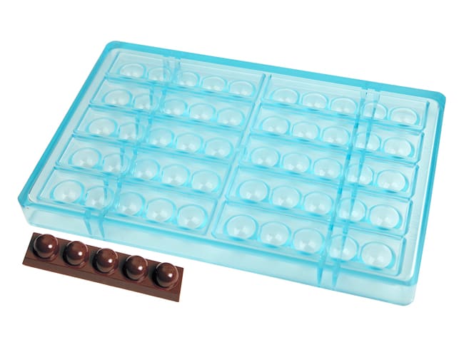 Dome Chocolate Bar Mould - 10 Bars