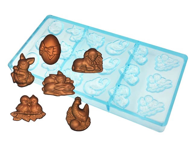 Tritan Mould - Various Easter Shapes (18 cavities)