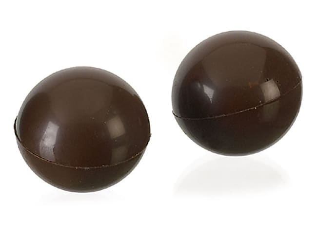 Half Sphere Chocolate Mould - 32 half sphere Ø 2,6cm - 27,5 x 17,5cm