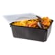 Black CartyBox storage box - with lid - 135 cl (x 25) - Carty