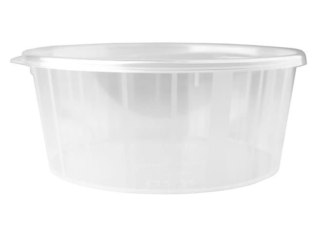 Round CartyBox storage box - transparent - 115 cl (x 25) - Carty