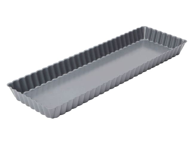 Rectangular Fluted Tart Tin - Loose Bottom - 36 x 12cm - Dexam