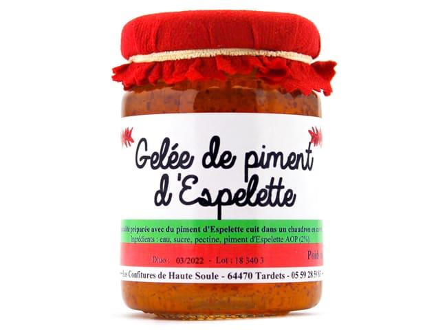 Espelette Pepper Jelly - 120 g - Confitures de Haute Soule