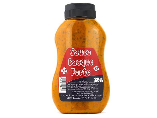 Spicy Basque sauce 25 cl - Confitures de Haute Soule