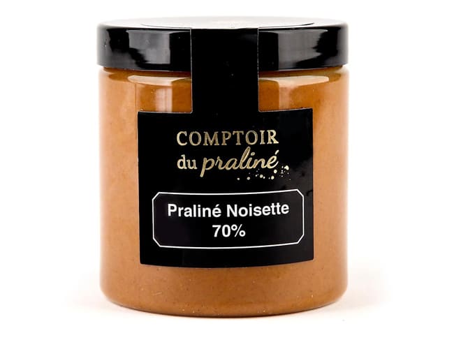 Natural Hazelnut Paste 70% - 250g - Comptoir du Praliné