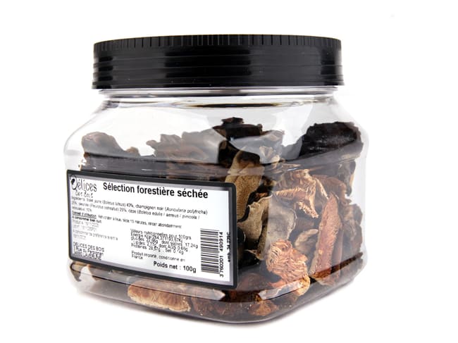Mix of Dehydrated Mushrooms - 100g - Délices des bois