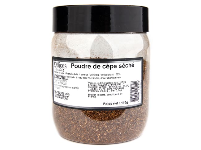 Porcini Mushroom Powder - 140g - Délices des bois