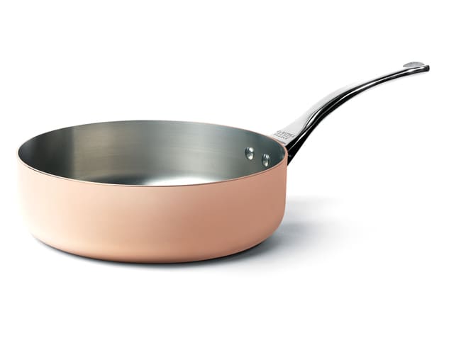 Copper/Stainless Steel Sauté Pan - Prima Matera - Ø 16cm - De Buyer