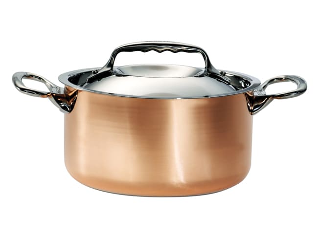 Copper/Stainless Steel Stew Pan - Prima Matera - Ø 20cm - De Buyer