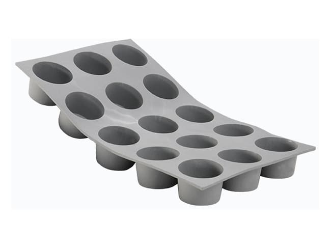 Elastomoule Silicone Mould - 15 Mini Muffins - 30 x 17.6cm - De Buyer