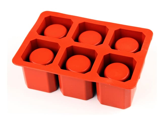 Ice Shot Glass Silicone Mould - Square - Déco Relief