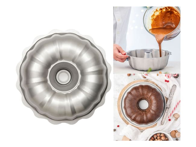 Wavy Savarin Mould - Ø 27cm x H 8.5cm - Decora