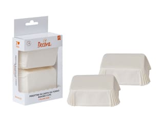 White Mini Loaf Cake Liners (x 36)