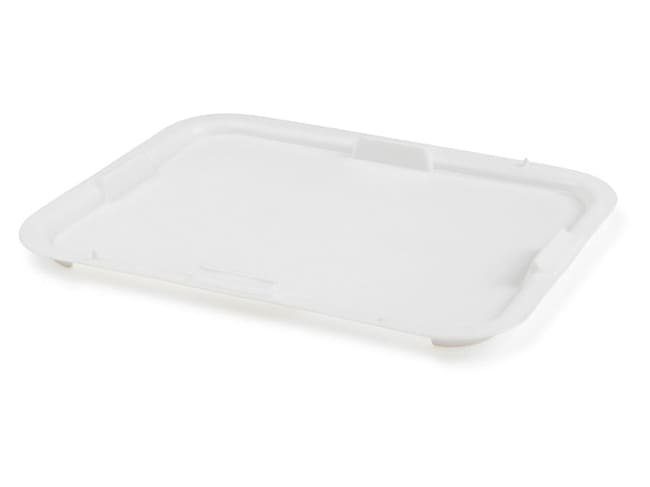 White lid for Rectangular Dough Ball Container - 10 or 20 liters - Gilac