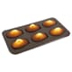 Large madeleines mould - 6 cavities - Gobel