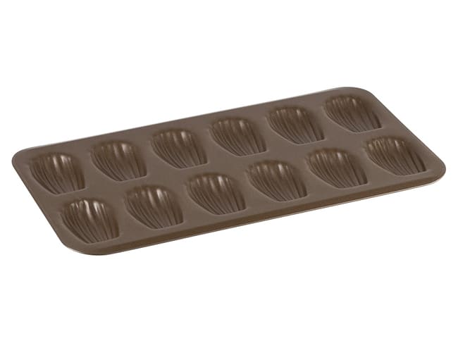 Non-Stick Madeleine Mould - 12 cavities - 39 x 22.5cm - Gobel