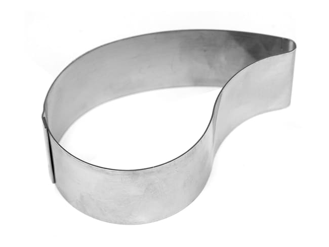 Stainless Steel Ring Teardrop - 9cm - Gobel