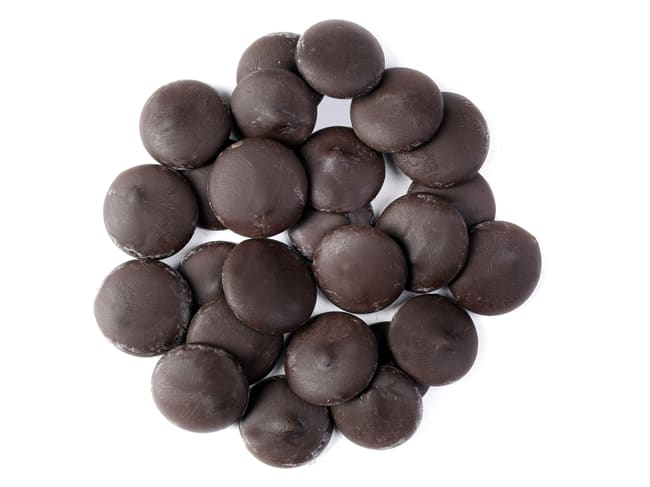 Équateur Dark Chocolate Couverture Pistoles - 76% cocoa - 1kg - Cacao Barry