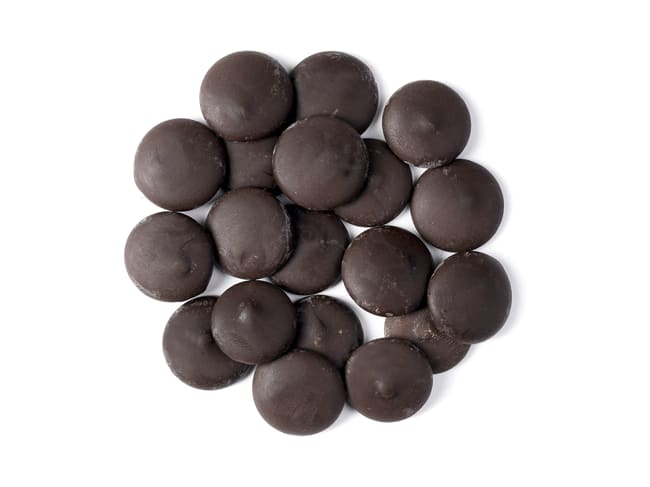 Force Noire Dark Laboratory Chocolate Pistoles - 50% cocoa - Box of 5kg - Cacao Barry