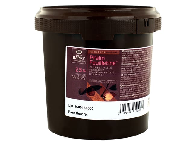 Pralin Feuilletine Praline Paste with Flakes - 1kg - Cacao Barry