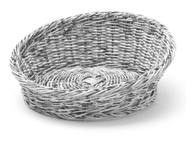 Gray bread Basket - tilted pan - Ø 31 cm