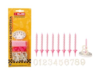 Birthday Candles with Numbers