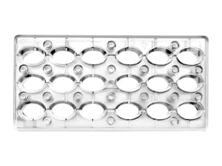 Magnetic Chocolate Mould - 18 Ovals