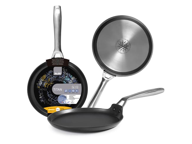 Titan Non-Stick Crêpe Pan - Induction Safe - Ø 26cm - Ibili