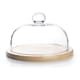 Tray for cheese - with glass bell - Ø 20 cm - Ibili
