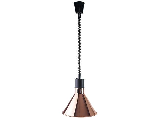 Adjustable Food Warmer Heat Lamp, Copper Finish - Lacor