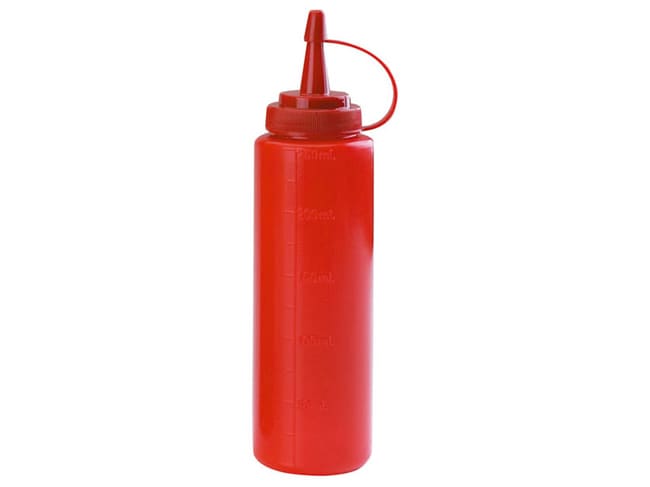 Graduated Squeeze Bottle - Red 25cl - Lacor