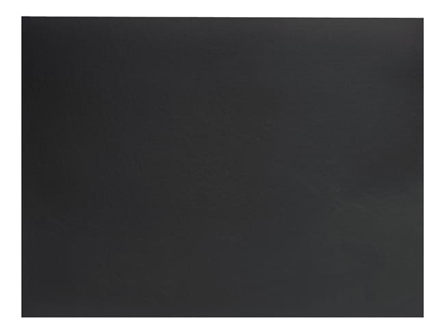 Rectangular Leather Table Mat - Dark Grey, Smooth Finish - Lacor