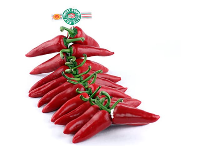 Fresh Espelette Peppers String