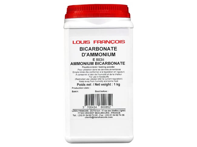 Ammonium bicarbonate - 1 kg - Louis François